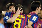 Stjerner. Lionel Messi (til venstre) scorede mål på samlebånd for Barcelona, men catalonerne vandt alligevel kun én titel - nemlig pokalturneringen. 