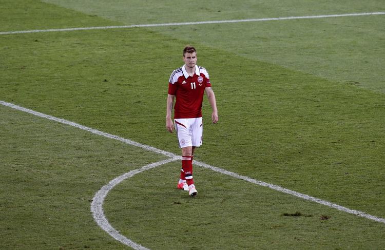 SALGSEMNE. Nicklas Bendtner har med al sandsynlighed spillet sin sidste kamp for Arsenal. 