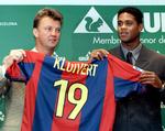 MAKKERPAR. Da Luis van Gaal var træner i FC Barcelona købte han Patrick Kluivert til klubben. nu skal de to igen arbejde sammen. 