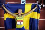 GULD. En af mange store sejre hentede Carolina Klüft i syvkamp ved EM i 2005. 