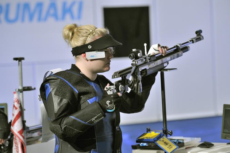 OL-debutant. Stine Nielsen begyndte at skyde, da hun var 8 år. 