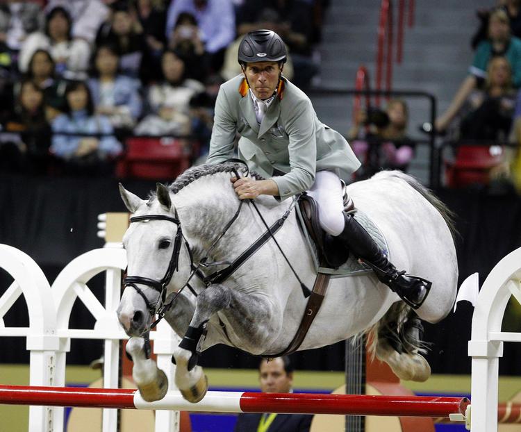 Springrytteren Ludger Beerbaum har skabt stor skandale i tysk ridesport med kontroversielle udtalelser om doping. Arkivfoto 