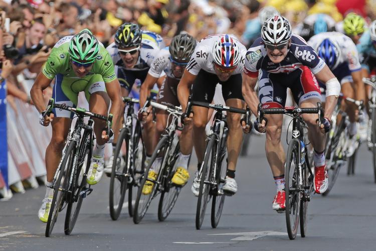 HURTIG. André Greipel var med tre etapesejre en af de største profiler i dette års Tour de France. 