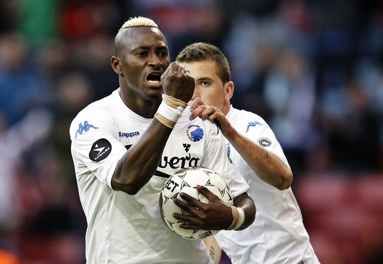 SOLGT. Dame N'Doye har scoret sit sidste mål for F.C. København. 