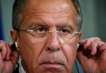diplomati. Udenrigsminister Sergei Lavrov fra Rusland under et pressemøde i Moskva i dag. 