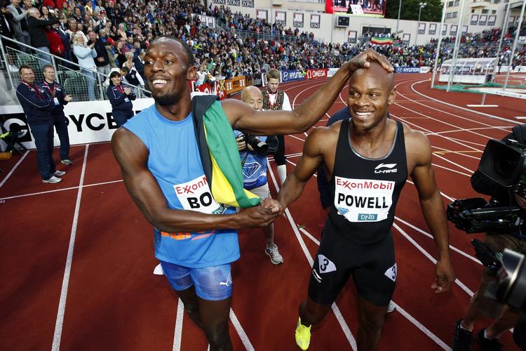 Hurtig. En af OL's største stjerner bliver sprinteren Usain Bolt (t.v.). Mon ikke han kommer til at deltage i et par af de 302 medaljeceremonier, som OL skal igennem. 