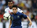 KARANTÆNE Samir Nasri kommer ikke til at trække den franske landsholdstrøje over hovedet foreløbig. 