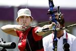 SKARP. Carina Christiansen var dagens bedst skydende dansker. 