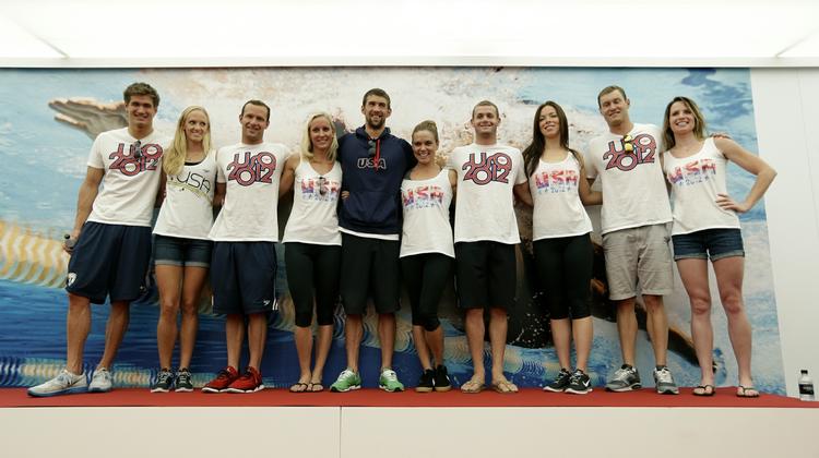 HOLDÅND. Sammenholdet på Team USA fremhæver mange af de amerikanske svømmere som en kæmpe motivationsfaktor. 