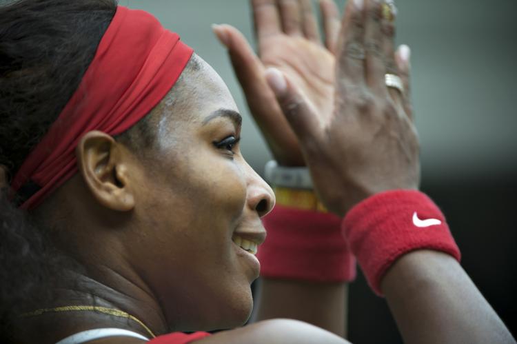 GLAD. Serena Williams nyder stemningen ved OL. 