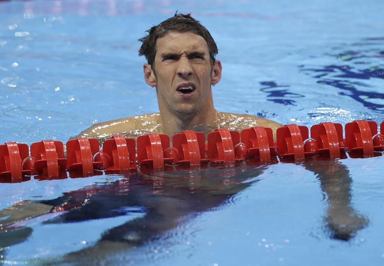 What? Michael Phelps havde svært ved at forstå, at han kun blev nummer fire i 400 meter medley. 