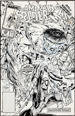 Tegneserier. Den originale forside til The Amazing Spider-Man er tegnet af Todd McFarlane 