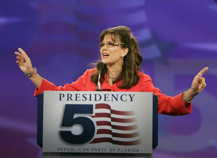 Overraskelse. Sarah Palin blev overraskende udpeget som John McCains vicepræsidentkandidat ved præsidentvalget i USA for fire år siden. 