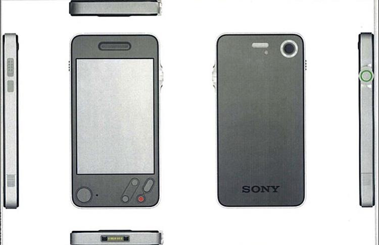 INSPIRATION. Sonys designelementer blev brugt som et skridt på vejen hen imod det færdig iPhone-design hos Apple. Ovenstående er en af Apples computermodeller, fremlagt i retssagen mod Samsung. 