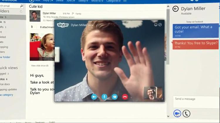 WEBMAIL. Outlook.com, som på sigt skal erstatte Hotmail, er langt mere strømlinet og kan integreres direkte med Skype og Messenger. 