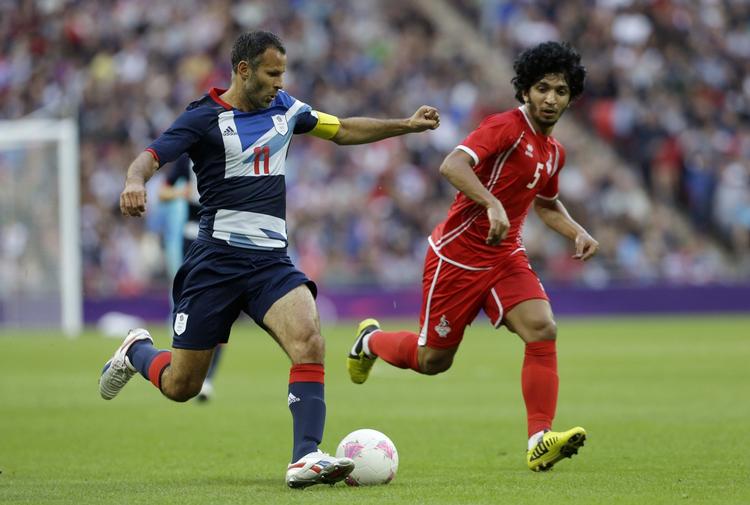 Legende. Med sine 38 år er Ryan Giggs den ældste deltager i fodboldturneringen. 