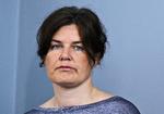 Afviser. »Jeg mener ikke, at Aage Frandsen har ret, når han siger, at der ikke er ret mange af SF's mærkesager i regeringsgrundlaget«, siger Karina Lorentzen. 
