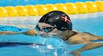 NEDTUR. Rikke Møller Pedersen svømmede akkurat uden for medaljepladserne ved i 200 meter bryst. 