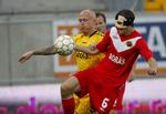REDNINGSMAND. Ken Fagerberg reddede lidt af Horsens ære i Europa League med en scoring i overtiden. 
