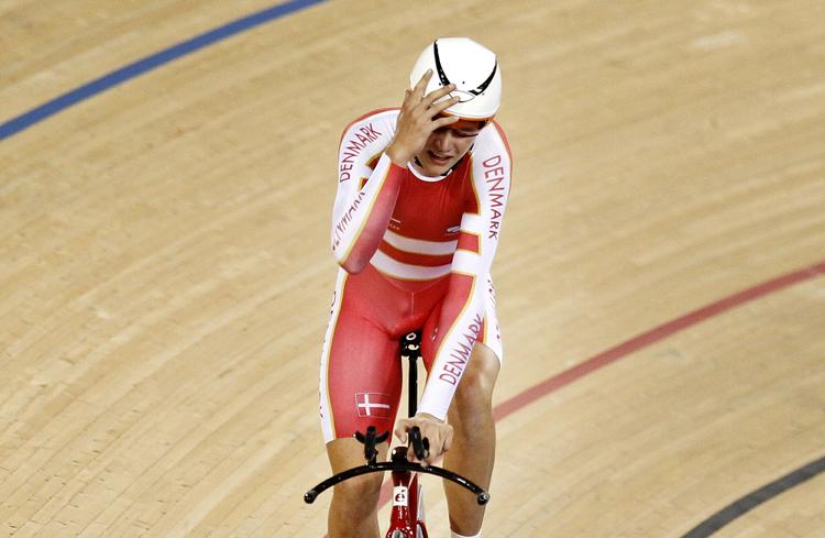 FART.  Lasse Norman Hansen, Michael Mørkøv, Rasmus Quade, Casper Folsach kørte deres hurtigst fire minutter sammen nogensinde, men det var alligevel ikke nok til en medalje. 