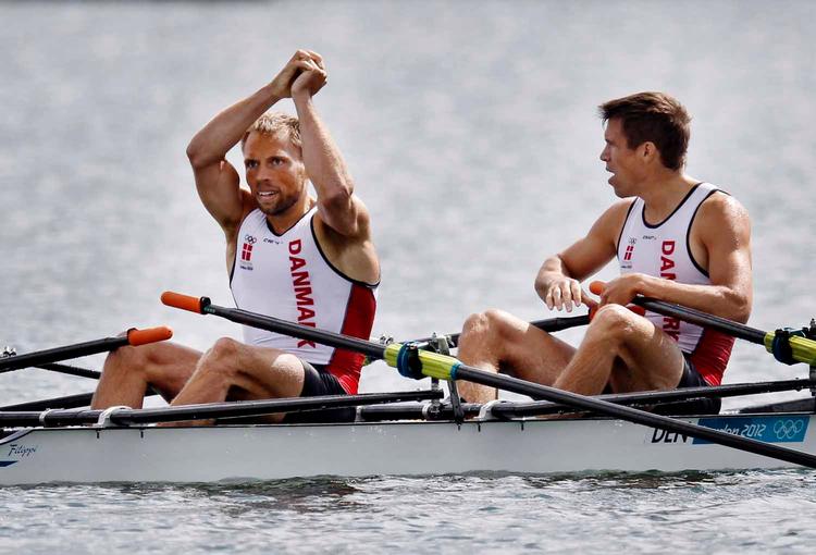 medaljechancer. Det kan blive Rasmus Quist (t.v.) og Mads Rasmussen i letvægtsdobbeltsculleren, der sikrer Danmark flere medaljer i roning, når de på lørdag roer finale. 
