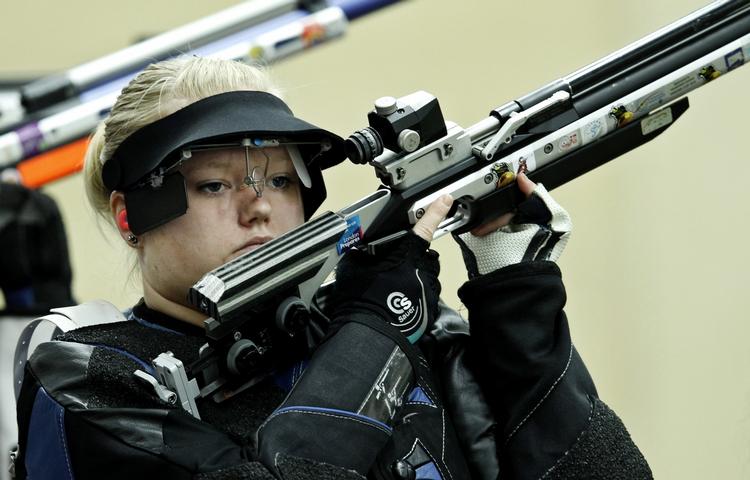 ærgerligt. Skyderen Stine Nielsen gik ikke videre til finalen, da hun endte som nummer 11 i kvalifikationen. 