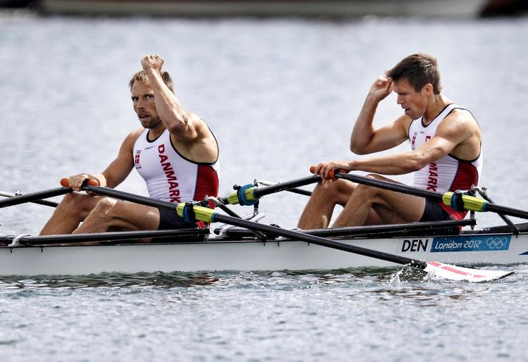 Medaljekurs. Rasmus Quist og Mads Rasmussen viser skræmmende styrke på vandet ved OL i London. 