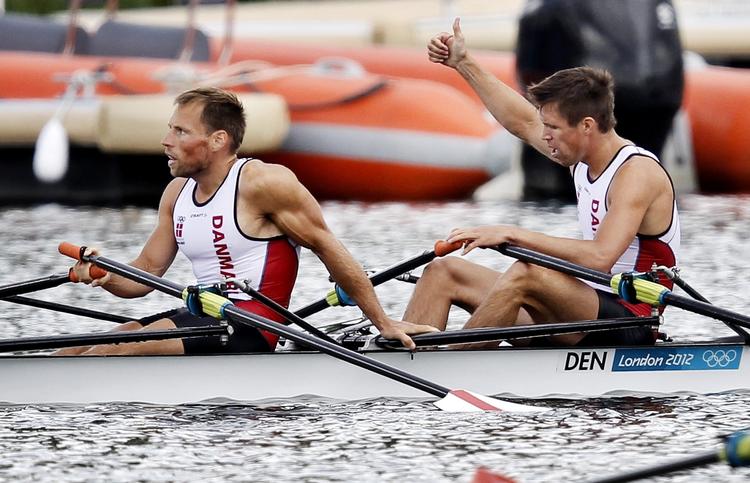 MEDALJEHÅB. Rasmus Quist Hansen og  Mads Reinholdt Rasmussen var hurtigst af alle i de indledende heat. 
