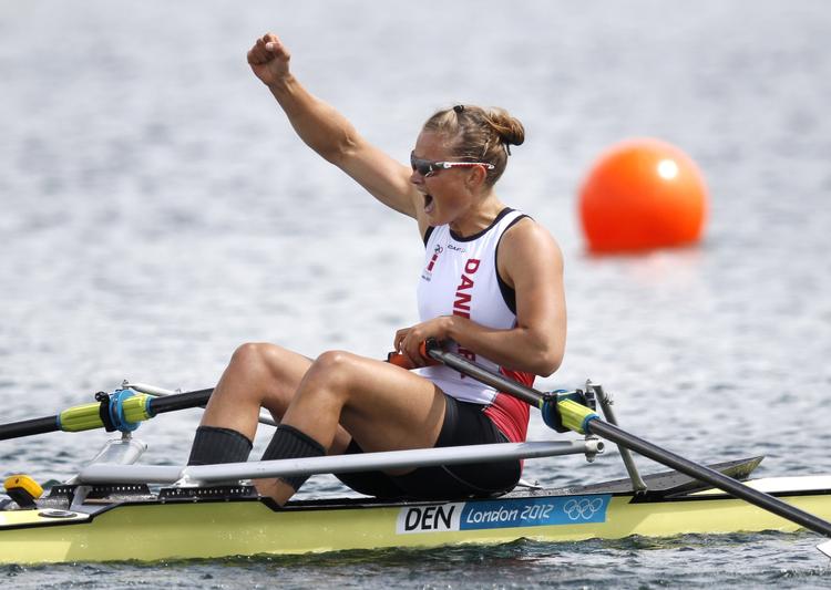 uimodståeligt. Danske Fie Udby rykkede fra konkurrenterne til sølvmedaljen på de sidste par hundrede meter i OL-finalen. 