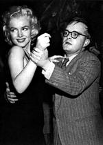 Umage. Marilyn Monroe med Truman Capote, New York, 1955. 