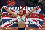 hyldest. Jessica Ennis vandt OL-guld i syvkamp og kan nu se frem til at få sit helt eget frimærke. 