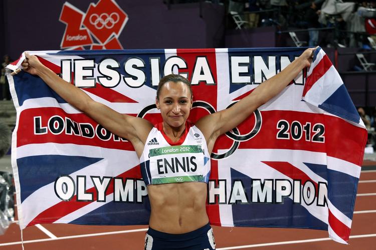 hyldest. Jessica Ennis vandt OL-guld i syvkamp og kan nu se frem til at få sit helt eget frimærke. 