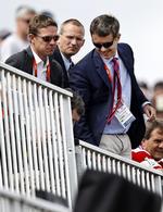 medlevende. Kronprins Frederik (th) har været til stede ved mange af de danske atleters kappestride under OL. 