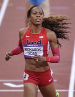guld. Sanya Richards-Ross fra USA blev olympisk mester på 400-meterdistancen. 