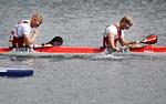 nedtur. Det lykkedes ikke for Kim Wraae og Emil Stær i toerkajakken at ro sig i OL-finalen. 