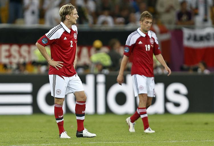 FARVEL. Landskampen mod Tyskland ved EM i Polen og Ukraine blev Christian Poulsens sidste som landsholdsspiller. 