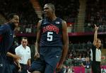OVERLEGEN. USA's Kevin Durant scorede i fjerde periode lige så mange point, som hele det argentinske hold formåede til sammen. 