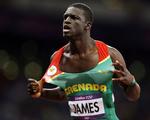 NATIONALHELT. Kirani James henrykkede en hel nation, da han i går vandt mændenes 400 meter. 