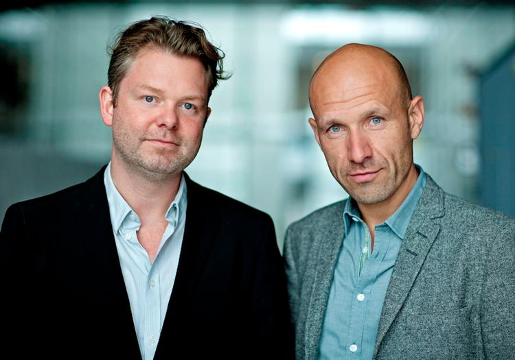 Cheferne. Michael Thouber og Adam Holm er den nye chefduo på DR 2. 