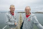 rytme. Pulsen er høj, når Allan Nørregaard og Peter Lang håndterer den drilske 49'er. Men i land skal den helst være i ro. 