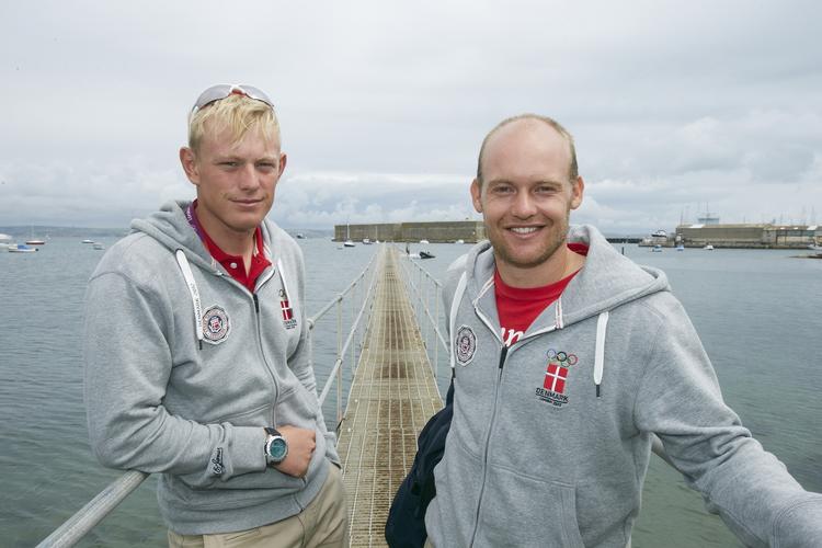 rytme. Pulsen er høj, når Allan Nørregaard og Peter Lang håndterer den drilske 49'er. Men i land skal den helst være i ro. 