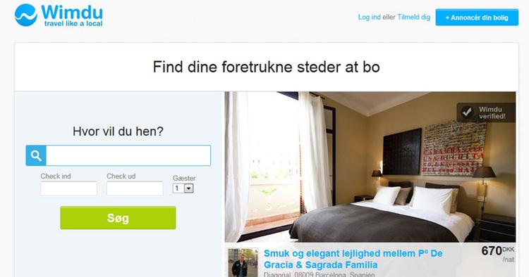 Ballade. Tyske Wimdu åbnede i maj 2011 og er nu i problemer, fordi de kopierer konkurrenternes materiale. 