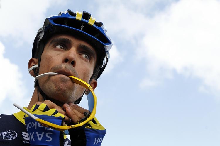 Vuelta-forberedelse. Contador kom med feltet hjem på dagens etape i Eneco Tour. 