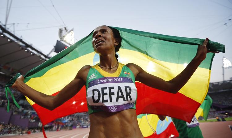Genvundet. Meseret Defar vandt også olympisk guld i 2004. 
