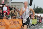 SIDSTE OMGANG. Jesper Neumann Jensen på vej mod mål på Christiansborg Slotsplads sidste år. På søndag siger han farvel til Ironman-ambitionerne. 