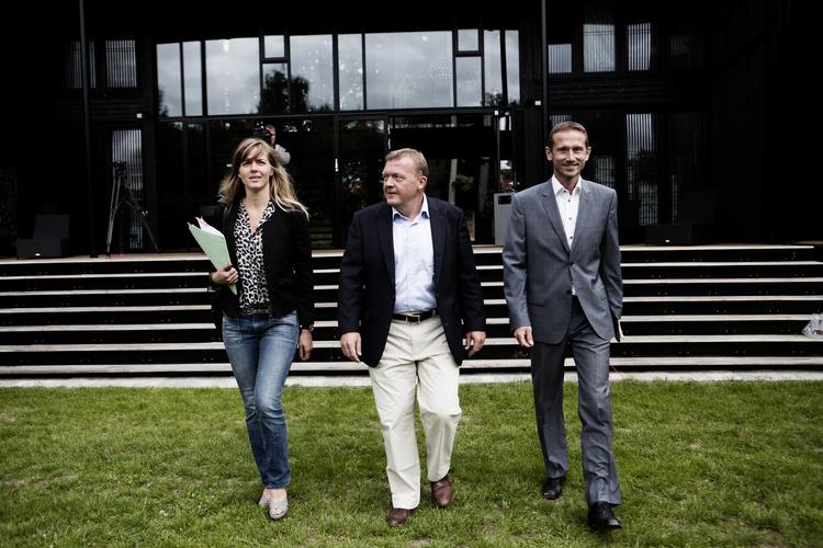 Finanslovsnej? Løkke Rasmussen luftede på gårsdagens pressemøde muligheden for, at Venstre stemmer imod finansloven, »hvis regeringen ikke har styr på sit parlamentariske grundlag«. 