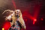 Smil. Sanne leverede på Smukfest en kærlig omfavnelse mellem gamle venner af den slags, der kan mærkes længe efter, at fysikken har givet slip igen. 