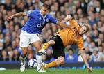 SKIFTE. Jack Rodwell (tv) skal i den kommende sæson spille i en lysere blå trøje end Evertons. 