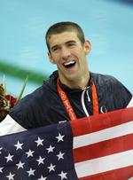 HATTRICK. For tredje OL i træk vandt  Michael Phelps flest medaljer - faktisk flere end hele Kroatiens hold tilsammen. 