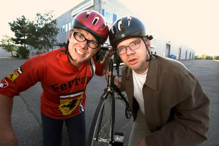 Nyt show. De to comedy-konger har arbejdet sammen siden tæskehold-tiden i 90'erne og Mandrillen. 